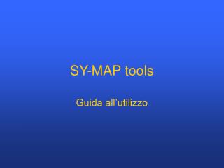 SY-MAP tools