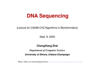 DNA Sequencing