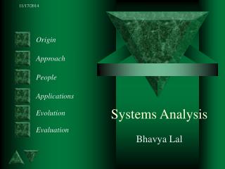 Systems Analysis