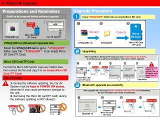 4. Bluetooth Upgrade