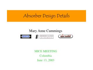 Absorber Design Details