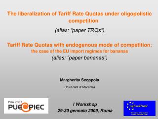 The liberalization of Tariff Rate Quotas under oligopolistic competition (alias: “paper TRQs”)