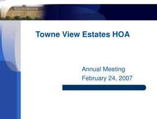 Towne View Estates HOA