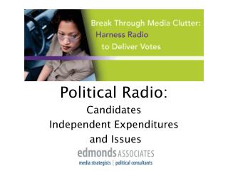 Political Radio: Candidates Independent Expenditures and Issues