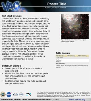 Poster Title