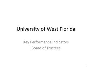 University of West Florida