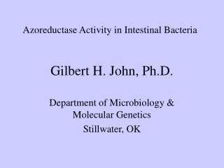 Gilbert H. John, Ph.D.