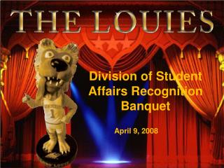 Division of Student Affairs Recognition Banquet