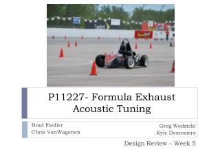 P11227- Formula Exhaust Acoustic Tuning