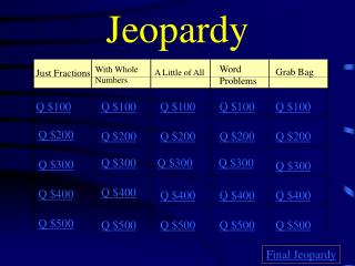 Jeopardy