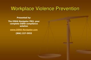 Workplace Violence Prevention