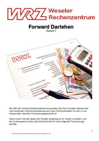 Forward Darlehen (Release 1)