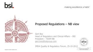 Proposed Regulations – NB view