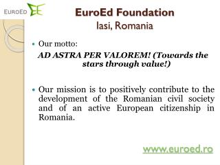 EuroEd Foundation Iasi, Romania