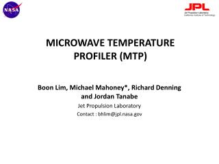 MICROWAVE TEMPERATURE PROFILER ( mTP )
