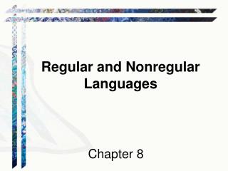 Regular and Nonregular Languages