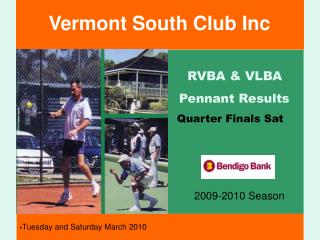 Vermont South Club Inc