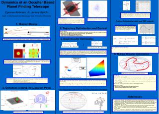 Dynamics of an Occulter Based Planet Finding Telescope