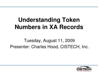 Understanding Token Numbers in XA Records