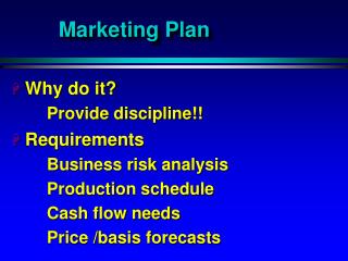 Marketing Plan