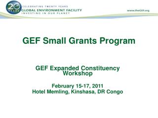 GEF Small Grants Program