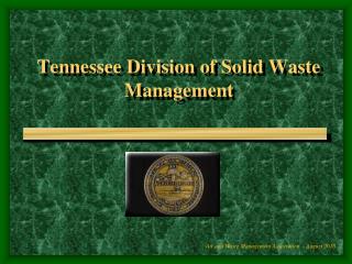 Tennessee Division of Solid Waste Management