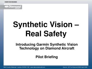 Synthetic Vision – Real Safety