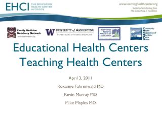 Educational Health Centers Teaching Health Centers