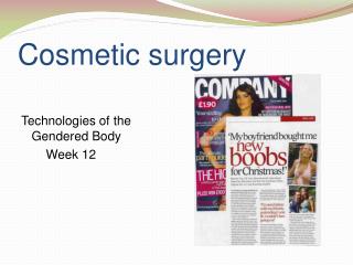 Cosmetic surgery