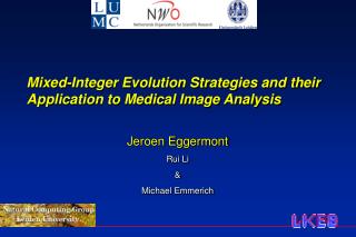 Mixed-Integer Evolution Strategies and their Application to Medical Image Analysis