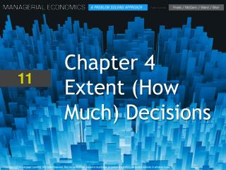 Chapter 4 Extent (How Much) Decisions