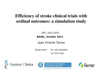 Efficiency of stroke clinical trials with ordinal outcomes: a simulation study