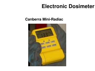 Electronic Dosimeter