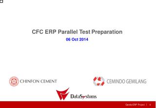 CFC ERP Parallel Test Preparation