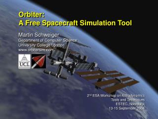 Orbiter: A Free Spacecraft Simulation Tool
