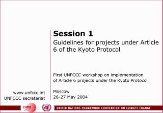 unfccct UNFCCC secretariat