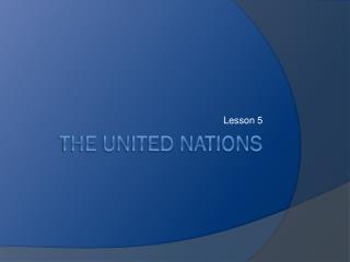 The United Nations