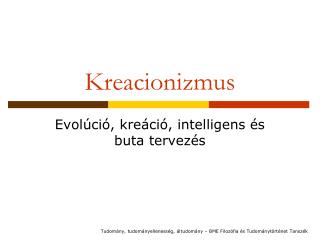 Kreacionizmus