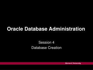 Oracle Database Administration