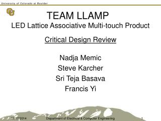 TEAM LLAMP