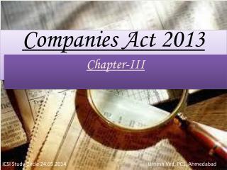 Companies Act 2013