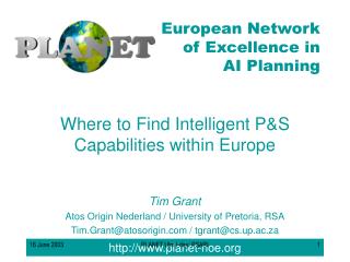 Where to Find Intelligent P&amp;S Capabilities within Europe