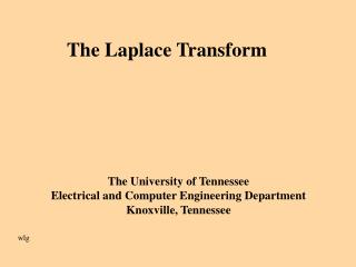 The Laplace Transform