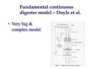 Fundamental continuous digester model – Doyle et al.