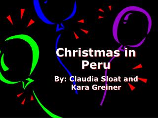 Christmas in Peru