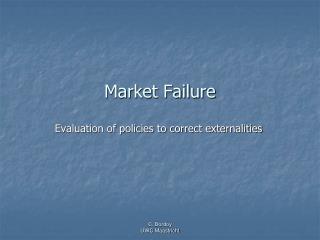 Market Failure