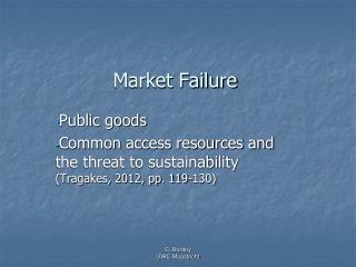 Market Failure