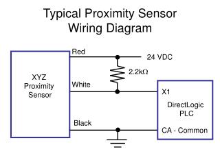 Typical Proximity Sensor Wiring Diagram