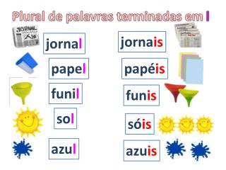 Plural de palavras terminadas em l