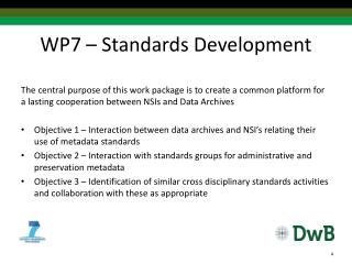 WP7 – Standards Development